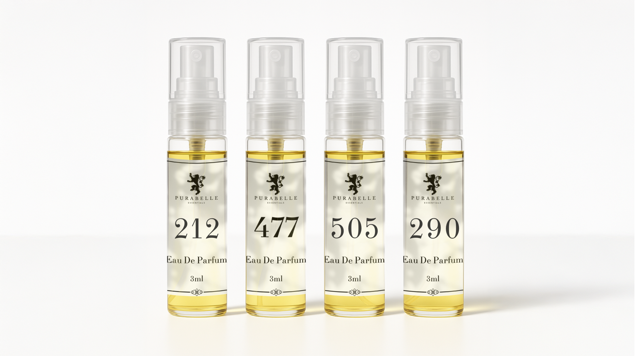 Provpaket – valfria 4 x 3 ml Parfymer